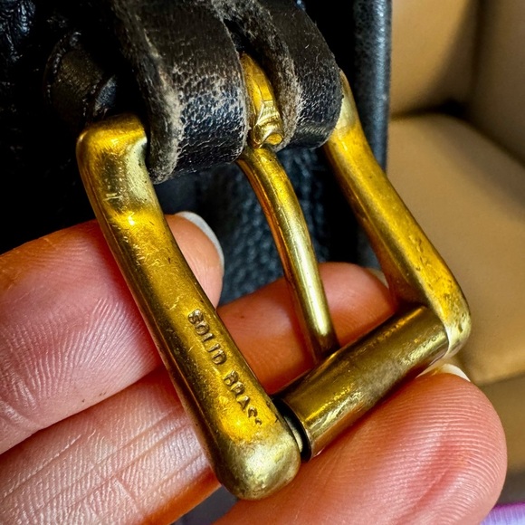 Dooney & Bourke Black Laptop Briefcase Bag with Structured Design - Picture 5 of 7